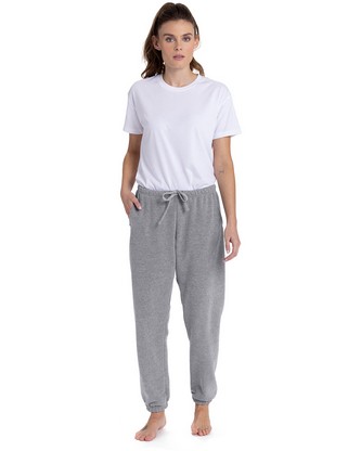  Ladies' Laguna Sueded Sweatpant - HEATHER GRAY - XS 