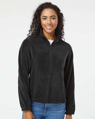  Company Branded Burnside Women's Polar Fleece Full-Zip Jacket 5062 With Logo 