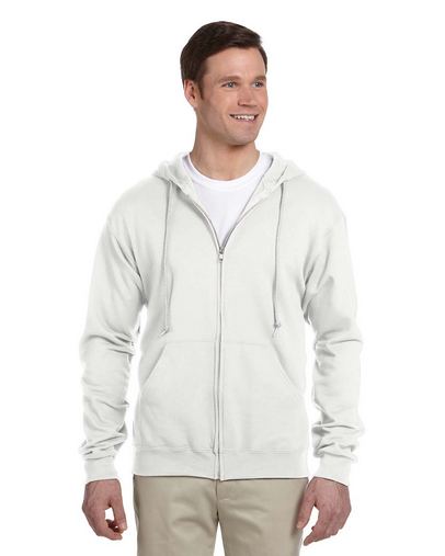 Adult 8 oz. NuBlend® Fleece Full-Zip Hooded Sweatshirt