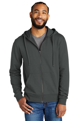 Custom Printed Allmade Unisex Organic French Terry Full-Zip Hoodie - AL4002 