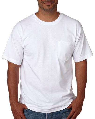  Adult Short-Sleeve T-Shirt with Pocket 