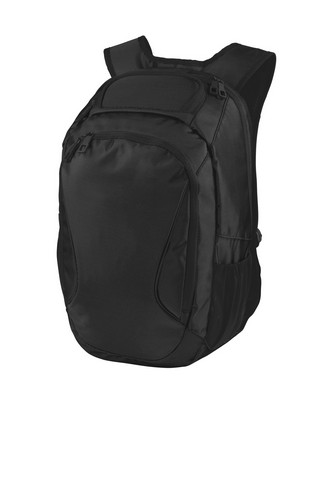 Custom Embroidered Port Authority Form Backpack. BG212 With Logo