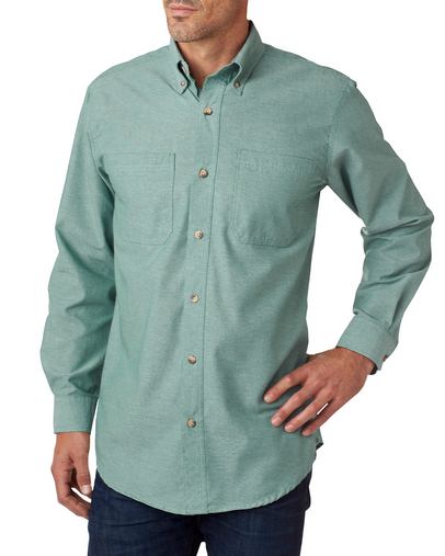 Men's Yarn-Dyed Chambray Woven