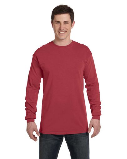 5.5 oz. Ringspun Garment-Dyed Long-Sleeve T-Shirt