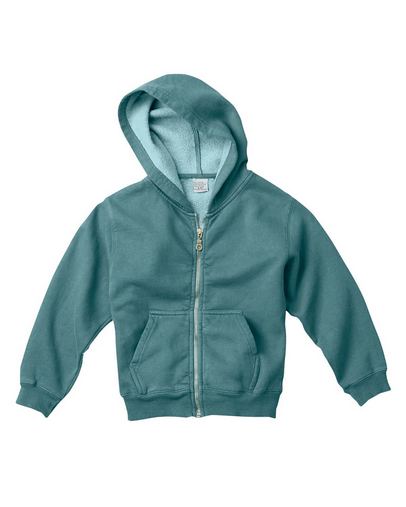 Youth 10 oz. Garment-Dyed Full-Zip Hooded Sweatshirt