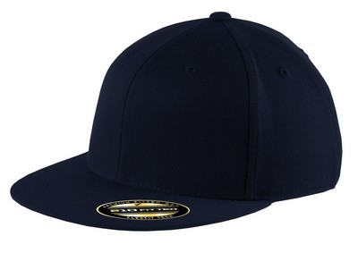 Custom Embroidered Port Authority Flexfit Flat Bill Cap - C808