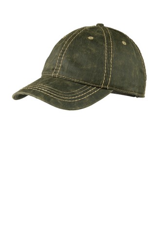 Custom Embroidered Port Authority Pigment Print Distressed Cap - C924