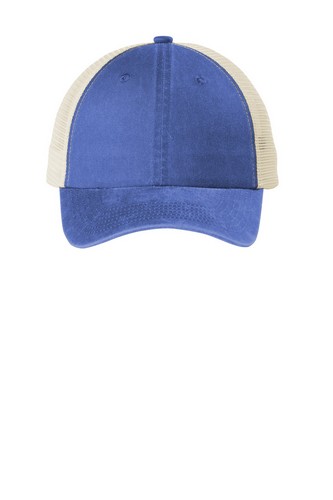 Custom Embroidered Port Authority Beach Wash Mesh Back Cap - C943