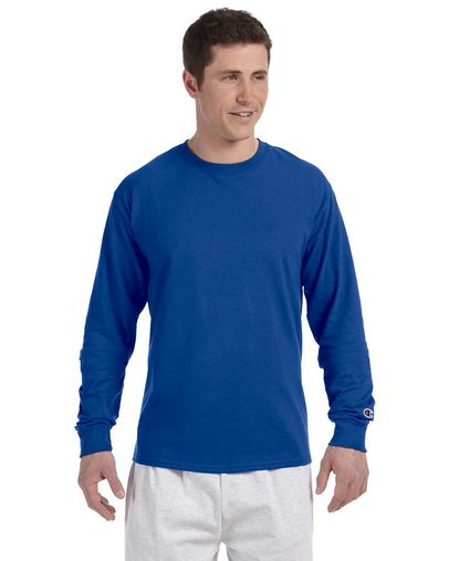 Custom Printed Champion Long-Sleeve T-Shirt - CC8C