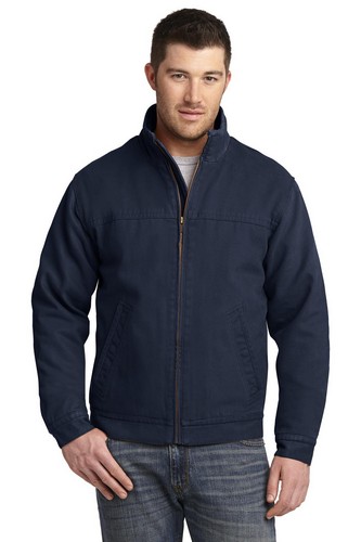 Custom Embroidered CornerStone Washed Duck Cloth Flannel-Lined Work Jacket - CSJ40