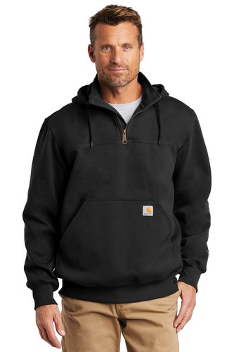 carhartt quarter zip with hood