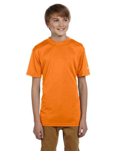Custom Printed  Champion Double Dry Youth Interlock T-Shirt - CW24 