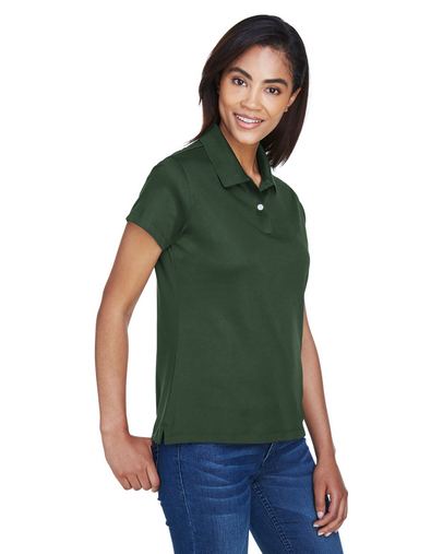 Custom Embroidered  Devon & Jones Pima-Tech Ladies' Jet Pique Polo - DG200W 