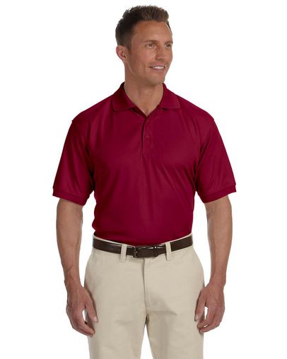 Custom Embroidered  Devon & Jones Men's Dri-Fast Advantage Solid Mesh Polo - DG385 