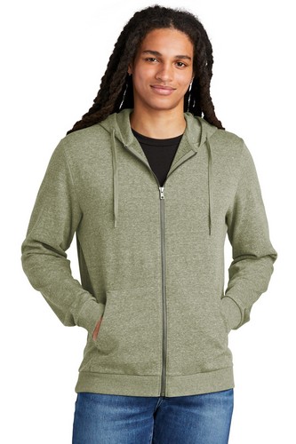 Custom Printed District Perfect Tri Fleece Full-Zip Hoodie - DT1302