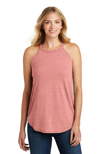 Custom Printed District Women's Perfect Tri Rocker Tank - DT137L