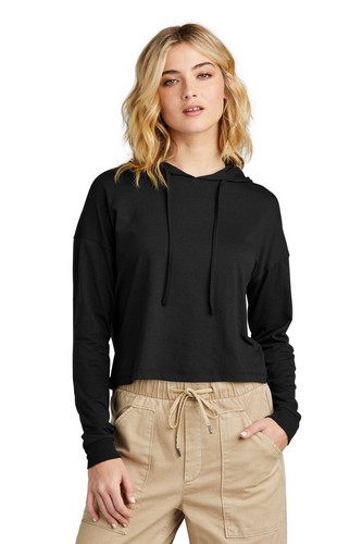 District Women's Perfect Tri Midi Long Sleeve Hoodie DT1390L 