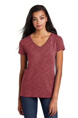 Custom Printed District Women's Medal V-Neck Tee - DT664 