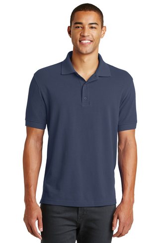 Custom Embroidered Eddie Bauer Cotton Pique Polo - EB100