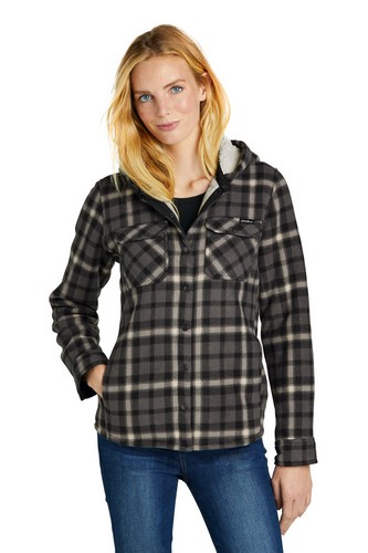 Custom Embroidered Eddie Bauer Ladies Woodland Shirt Jac EB229 With logo