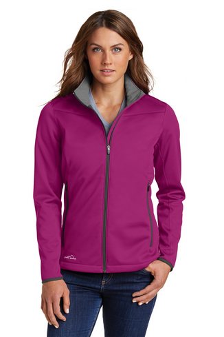 Custom Embroidered Eddie Bauer Ladies Weather-Resist Soft Shell Jacket - EB539