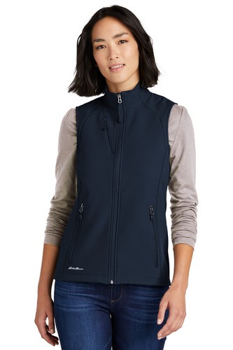 Custom Embroidered Eddie Bauer Ladies Stretch Soft Shell Vest - EB547 