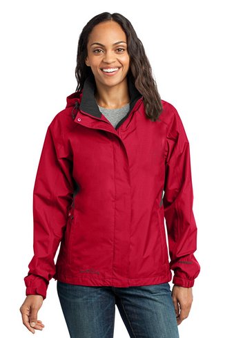 Custom Embroidered Eddie Bauer Ladies Rain Jacket - EB551