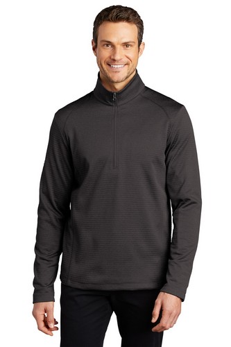Custom Embroidered Port Authority Diamond Heather Fleece 1/4-Zip Pullover - F248 
