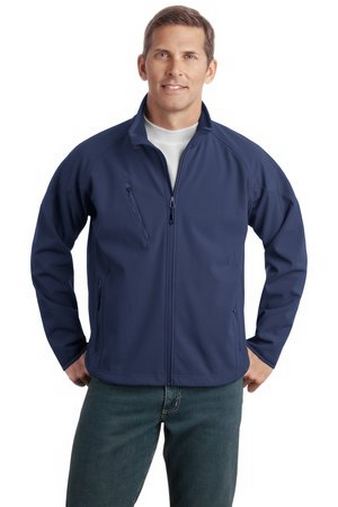 Custom Embroidered Textured Soft Shell Windbreaker - Port Authority J705