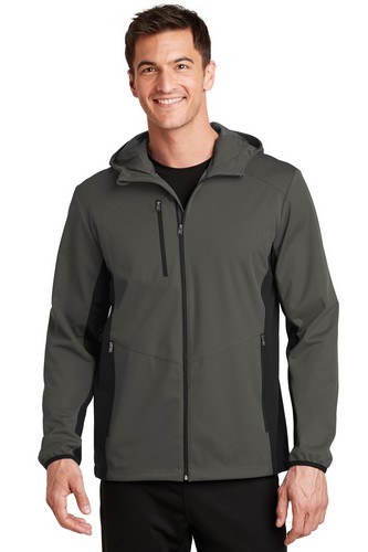 Custom Embroidered Port Authority Active Hooded Soft Shell Jacket - J719