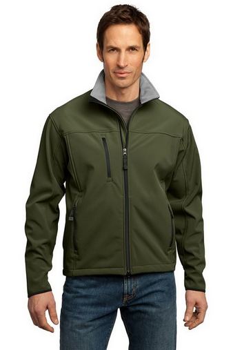 Custom Logo  Port Authority Tall Glacier Soft Shell Jacket TLJ790  Embroidered