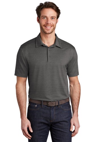 Custom Embroidered Port Authority Stretch Heather Polo - K583 