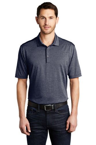 Custom Logo Port Authority Shadow Stripe Polo - K585