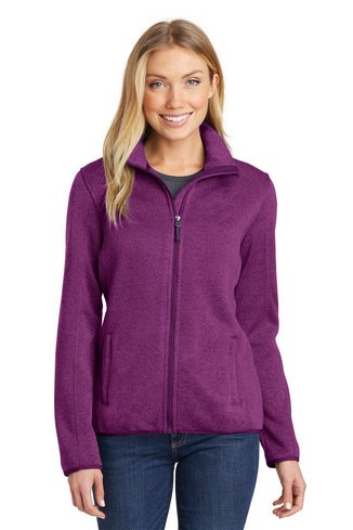 Custom Embroidered Port Authority Ladies Sweater Fleece Jacket - L232