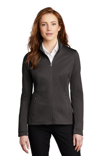 Custom Embroidered Port Authority Ladies Diamond Heather Fleece Full-Zip Jacket - L249 