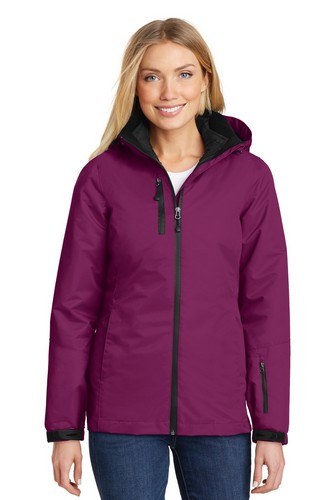 Custom Embroidered Port Authority Ladies Vortex Waterproof 3-in-1 Jacket - L332