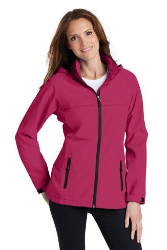 Custom Logo Port Authority Ladies Torrent Waterproof Jacket. L333 with embroidery