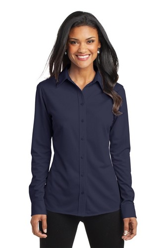Custom Embroidered Port Authority Ladies Dimension Knit Dress Shirt - L570