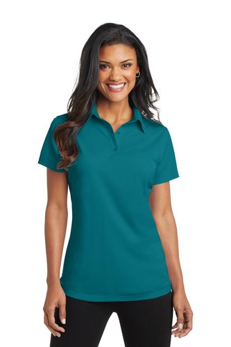 Custom Logo Port Authority Ladies Dimension Polo. L571 Embroidered