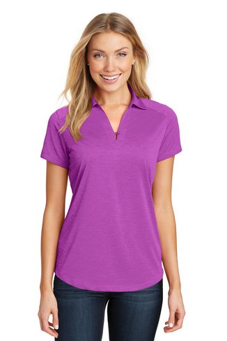 Custom Embroidered Port Authority Ladies Digi Heather Performance Polo - L574 