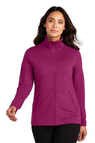  Port Authority Women's Accord Stretch Fleece Full-Zip LK595 