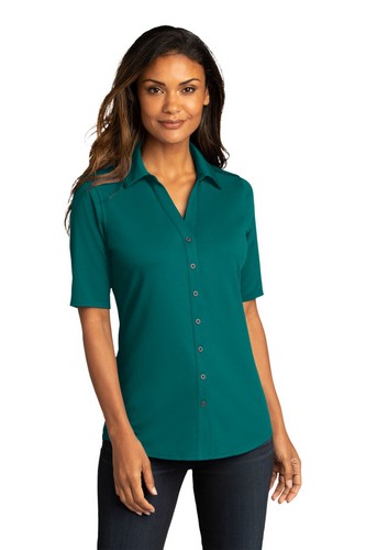 Custom Printed Port Authority Ladies City Stretch Top. LK682 With Imprint