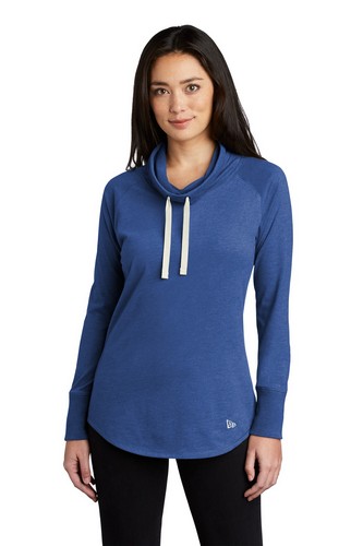 Custom Printed New Era Ladies Sueded Cotton Blend Cowl Tee - LNEA123 With Logo