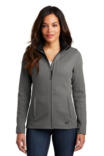 Custom Embroidered OGIO Ladies Grit Fleece Jacket - LOG727 