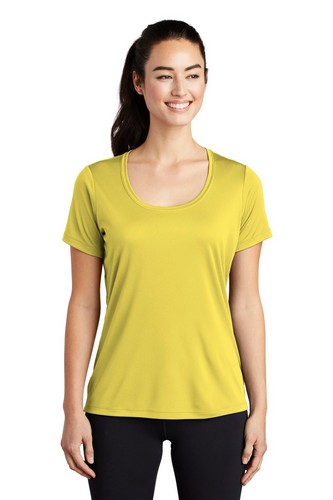 Custom Printed Sport-Tek Ladies Posi-UV Pro Scoop Neck Tee - LST420 