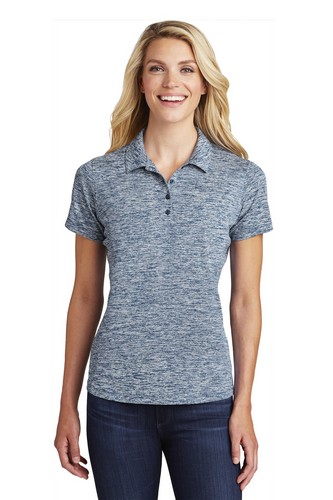 Custom Embroidered Sport-Tek Ladies PosiCharge Electric Heather Polo - LST590
