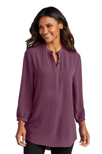  Port Authority Women's 3/4-Sleeve Textured Crepe Tunic LW713 