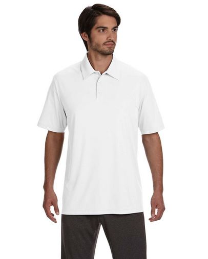 Unisex Performance Three-Button Polo