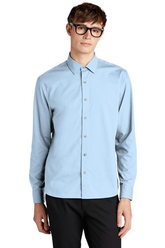 Custom Embroidered Mercer+Mettle Long Sleeve Stretch Woven Shirt - MM2000