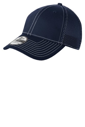 Custom Embroidered New Era Stretch Mesh Contrast Stitch Cap - NE1120